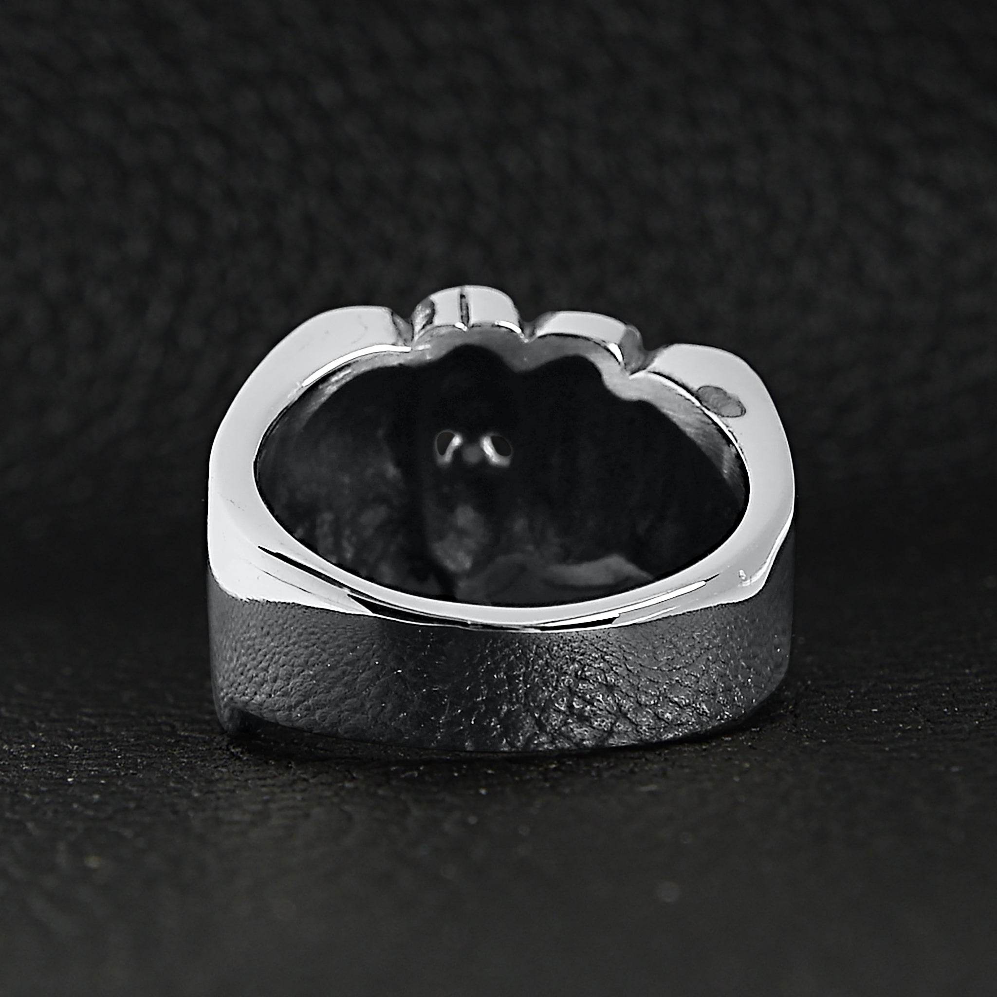 Stainless Steel Biker Rings Fist Ring