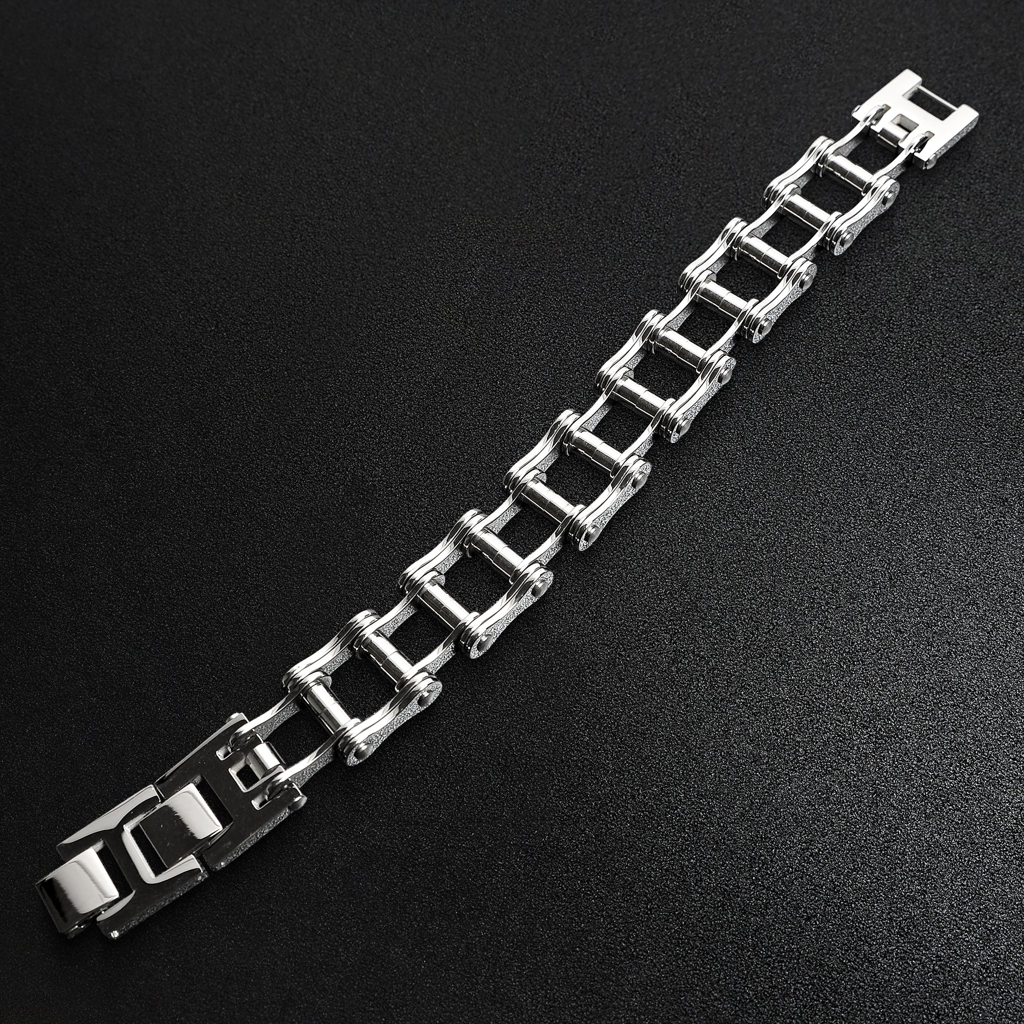 Stainless Steel Medium Bike Chain Bracelet