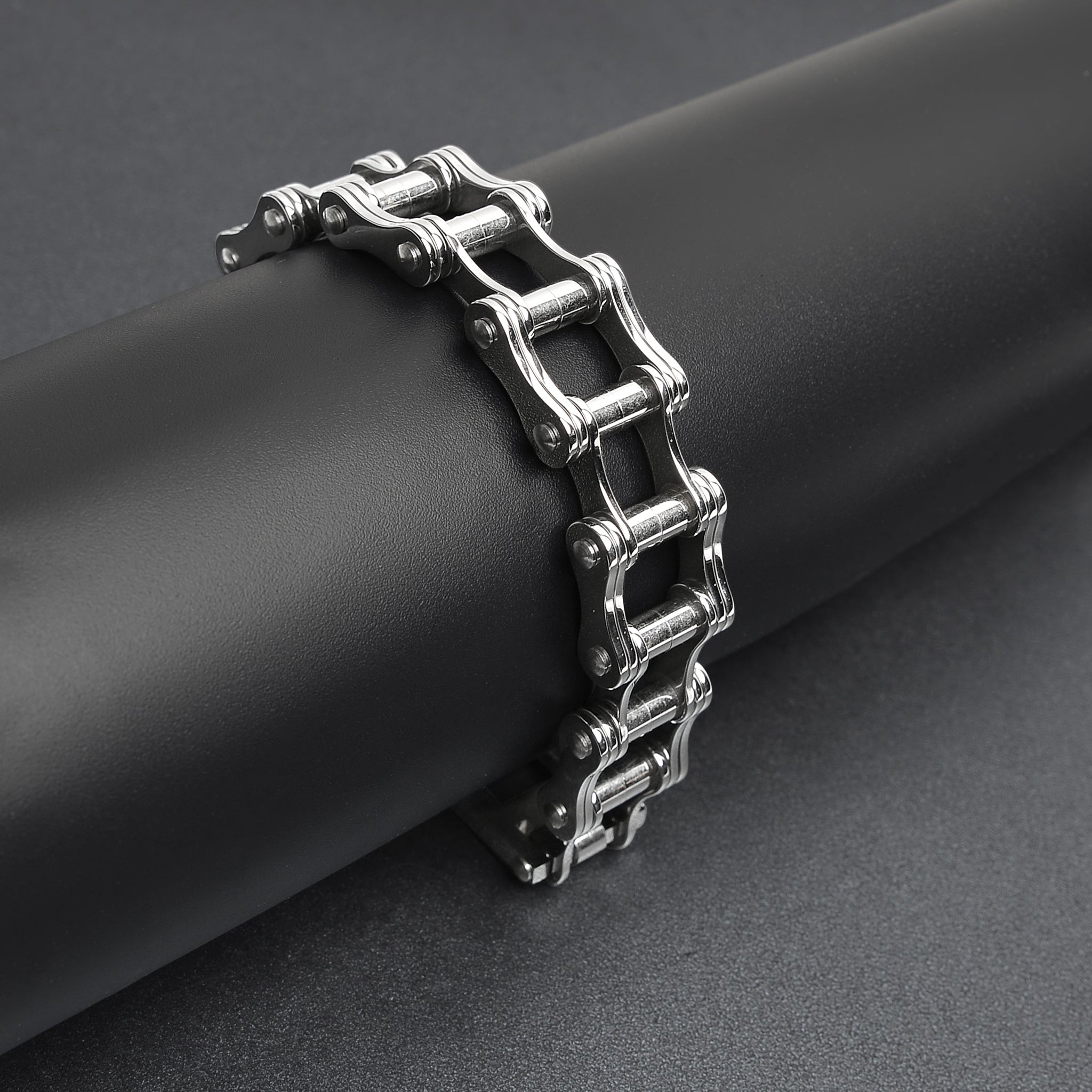 Stainless Steel Medium Bike Chain Bracelet