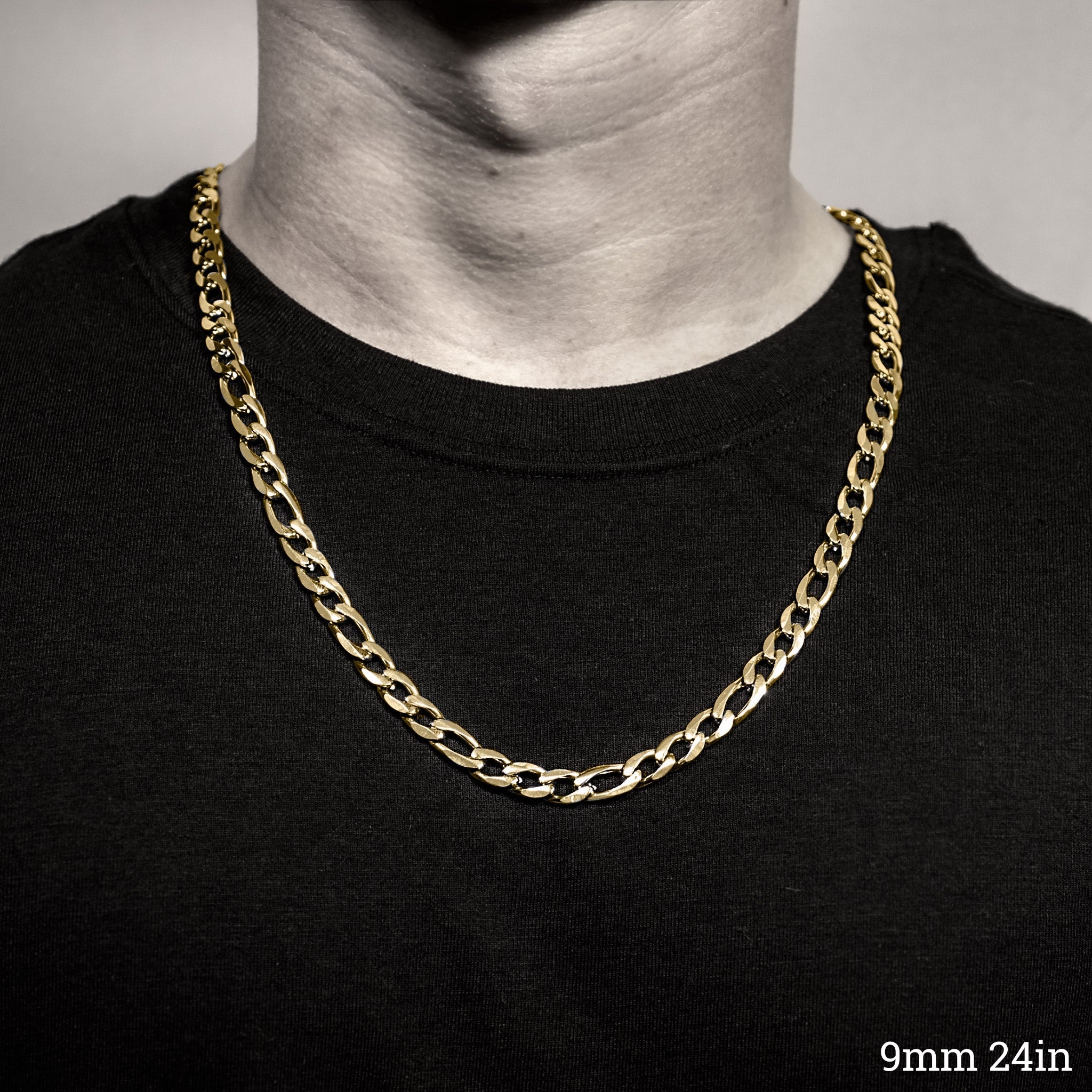 Gold Figaro Chain Necklace