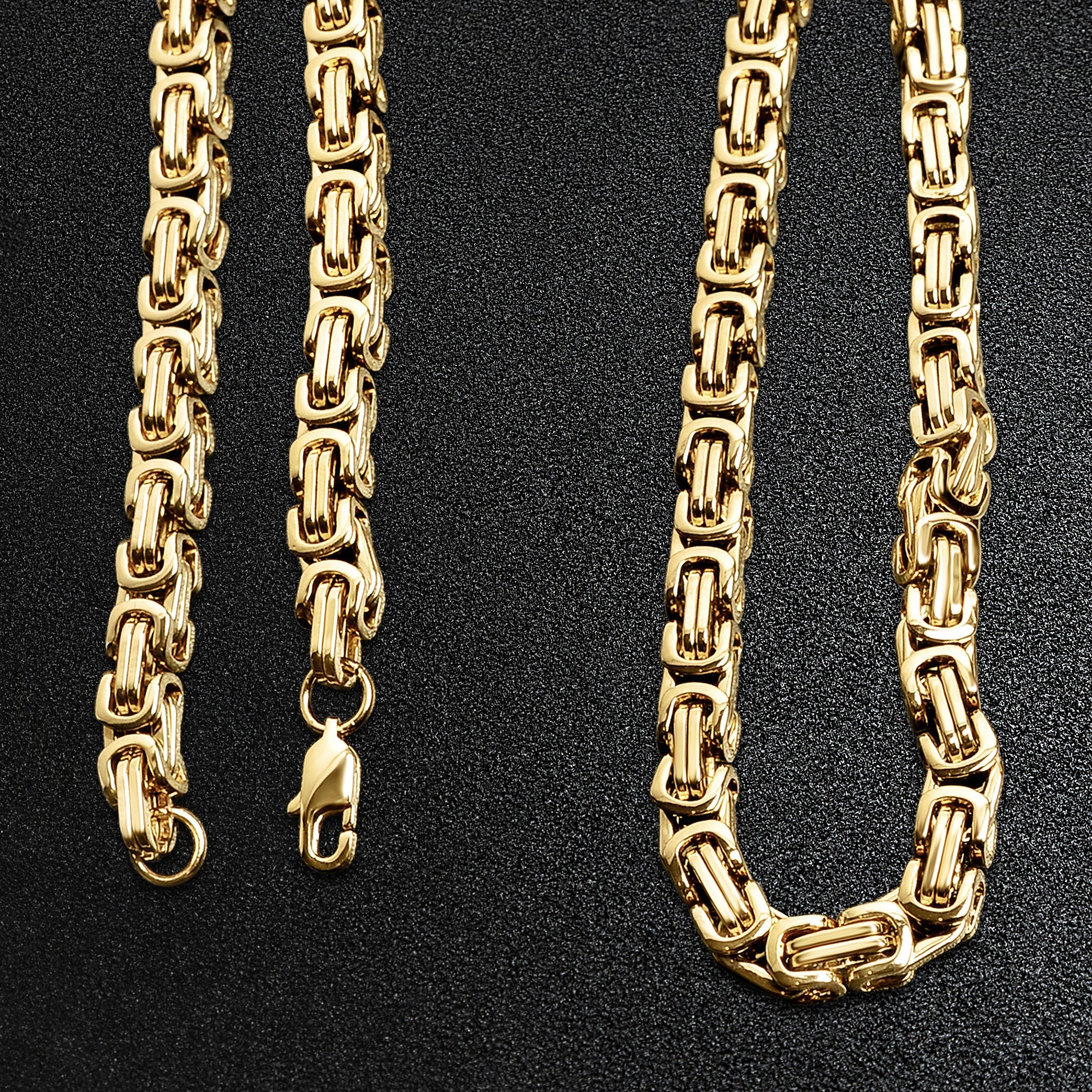 Gold Byzantine Chain Necklace