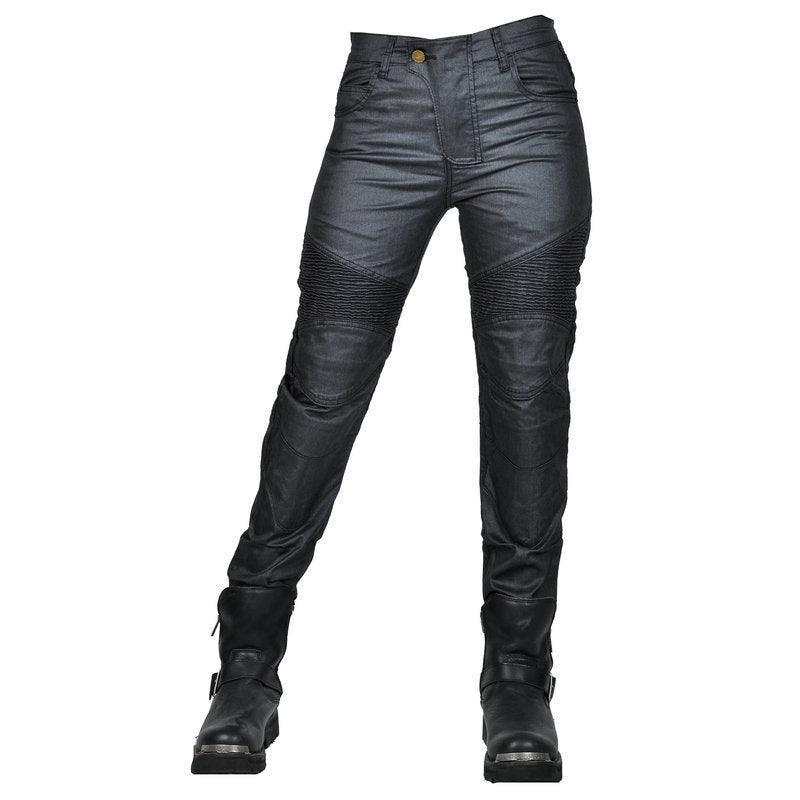 VOLERO™ Glossy Coated Fabric Motorcycle Pants for Women